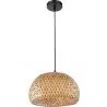 Buy Talli twisted Design Boho Bali ceiling lamp - Bamboo Natural wood 59354