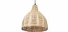 Buy Bamboo Ceiling Lamp - Boho Bali Design Pendant Lamp - Baro Natural wood 59355 - in the UK