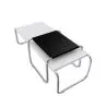 Buy Set of 2 Stackable Coffee Tables - Wood and Steel - Lacky White / Black 13310