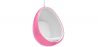 Buy Hanging Egg Design Armchair - Upholstered in Fabric - Eny Pink 59352 - in the UK