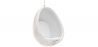 Buy Hanging Egg Design Armchair - Upholstered in Fabric - Eny Ivory 59352 - in the UK