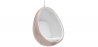 Buy Hanging Egg Design Armchair - Upholstered in Fabric - Eny Metallic bronze 59352 - in the UK