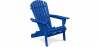 Buy Wooden Outdoor Chair with Armrests - Adirondack Garden Chair - Adirondack Blue 59415 - prices