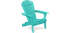 Buy Wooden Outdoor Chair with Armrests - Adirondack Garden Chair - Adirondack Green 59415 in the United Kingdom