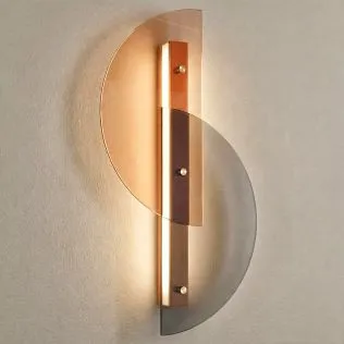 Buy LED Wall Sconce Lamp - Modern Design - Tomson Multicolour 61259 - in the UK