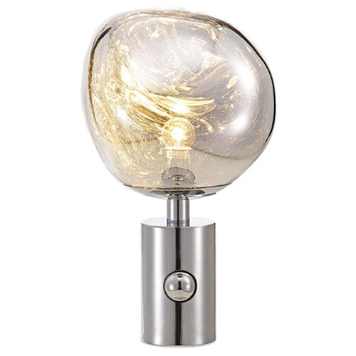  Buy Table Lamp - Globe Design Living Room Lamp - Evanish Silver 59485 - in the UK