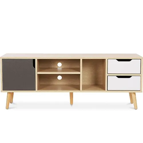 Wooden TV Stand - Scandinavian Design - Aren image 8