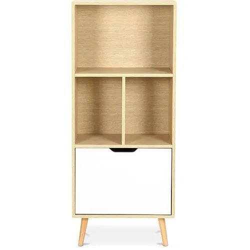 Wooden Sideboard - Scandinavian Design - 4 compartments - Roin image 8