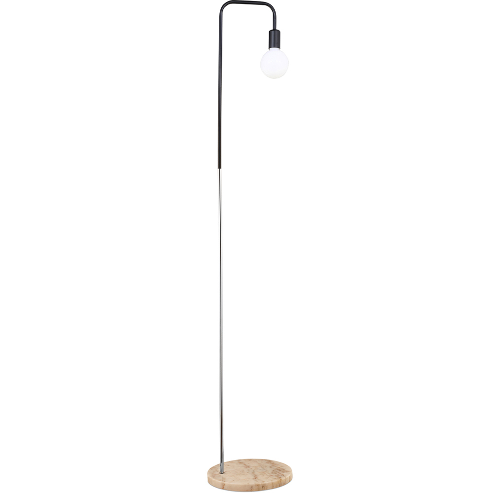  Buy Marble Base Floor Lamp - Living Room Lamp - Carlo Silver 59578 - in the UK