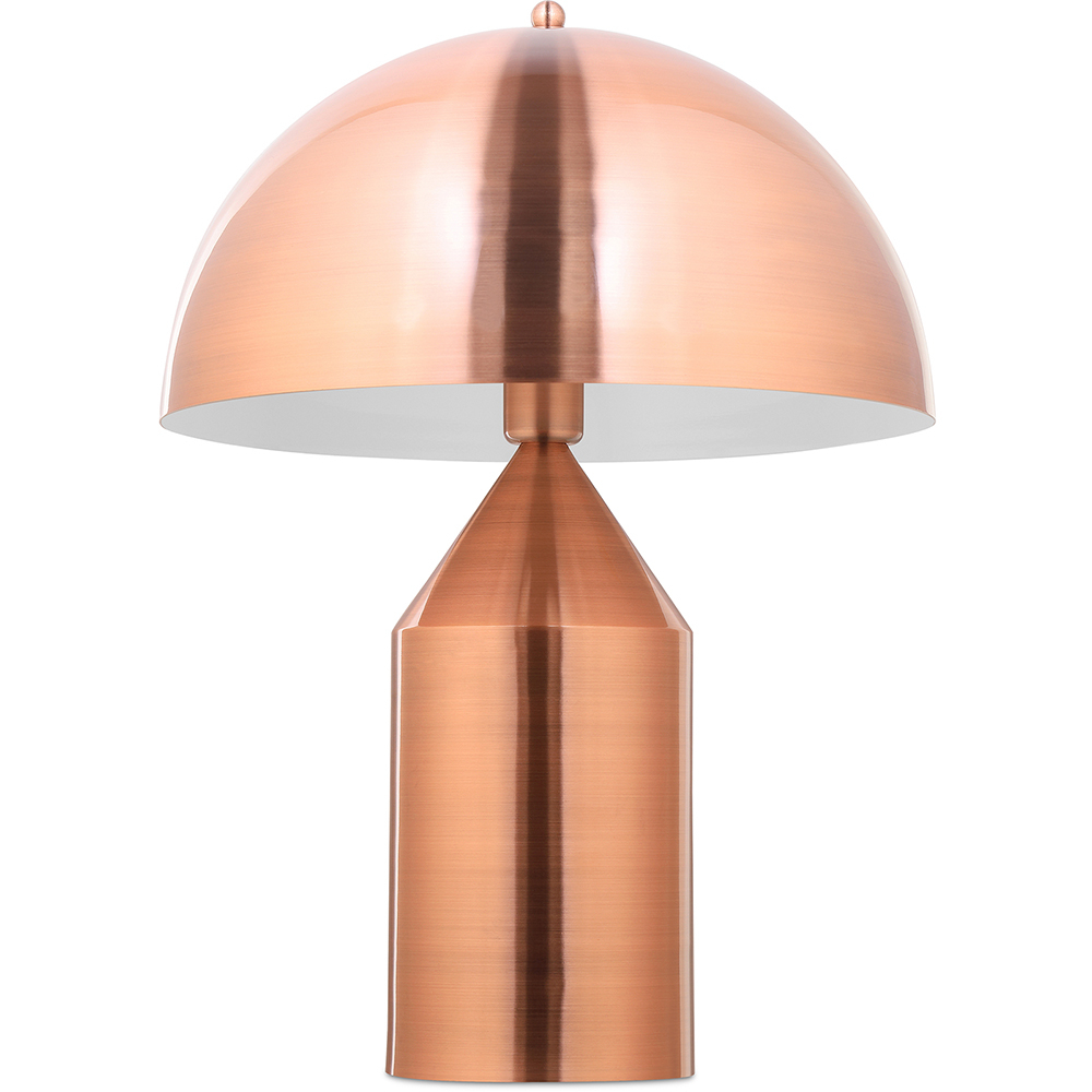  Buy Table Lamp - Designer Living Room Lamp - Donato Chrome Rose Gold 59581 - in the UK