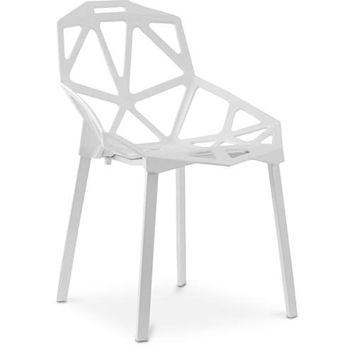  Buy Designer Dining Chair - Hit White 59796 - in the UK