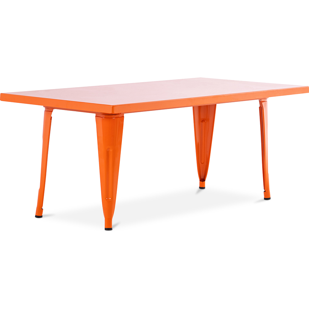  Buy Rectangular Children's Table - Industrial Design - 120cm - Stylix Orange 59686 - in the UK