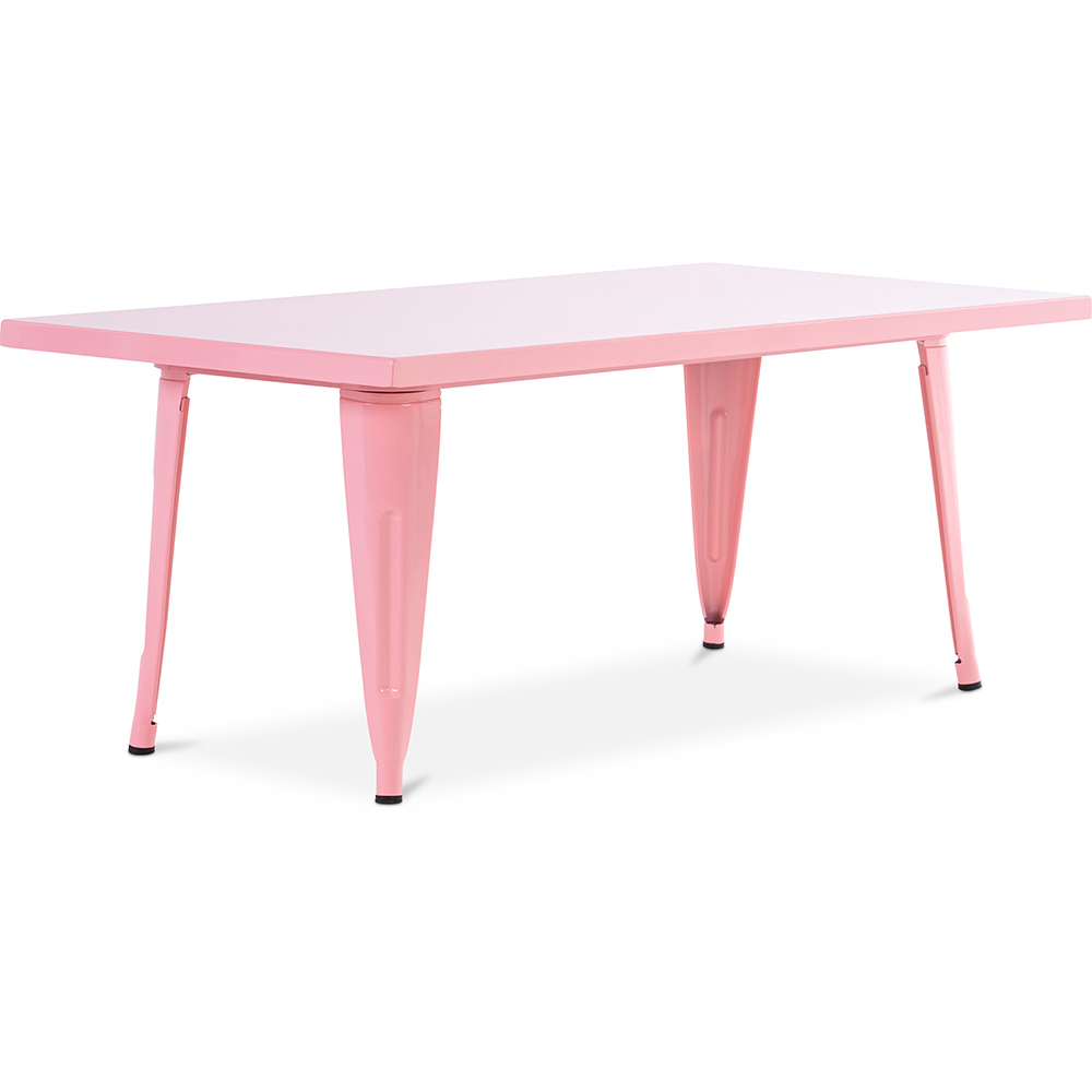  Buy Rectangular Children's Table - Industrial Design - 120cm - Stylix Pink 59686 - in the UK