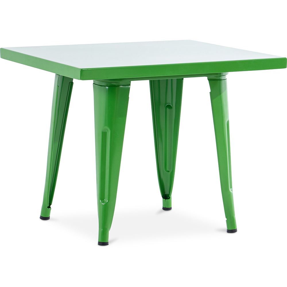  Buy Square Children's Table - Industrial - Metal - 60cm - Stylix Green 59685 - in the UK