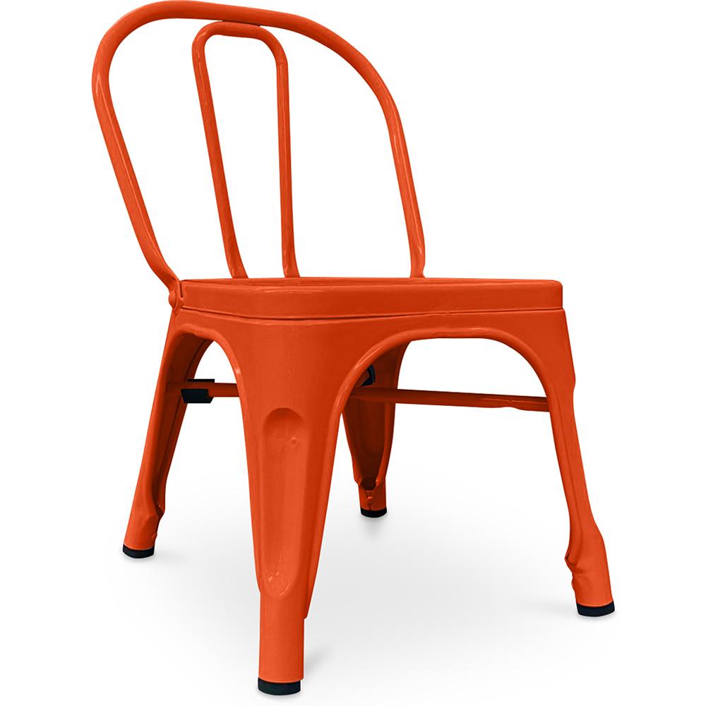  Buy Children's Chair - Industrial Design Children's Chair - Steel - Stylix Orange 59683 - in the UK
