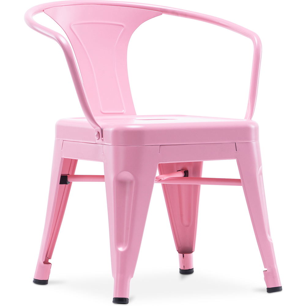  Buy Children's Chair with Armrests - Children's Chair Industrial Design - Steel - Stylix Pink 59684 - in the UK