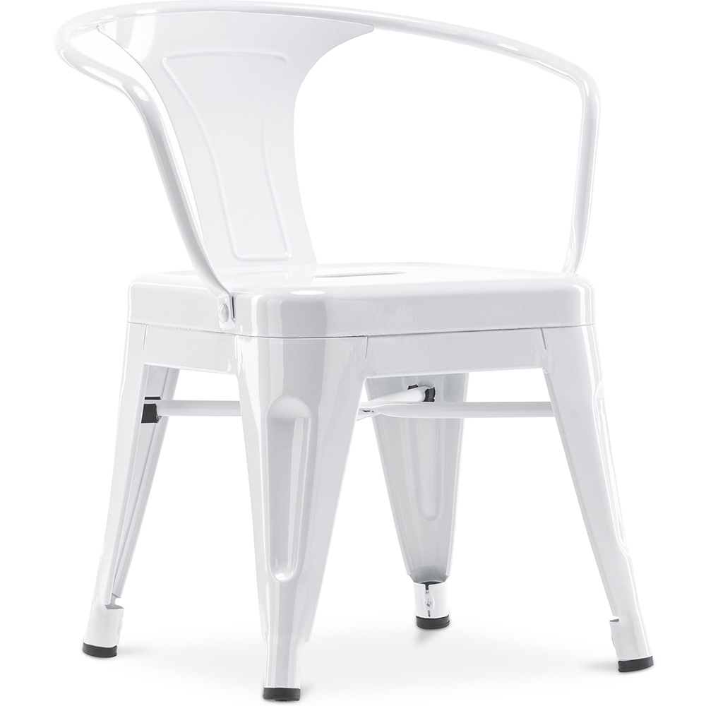  Buy Children's Chair with Armrests - Children's Chair Industrial Design - Steel - Stylix White 59684 - in the UK
