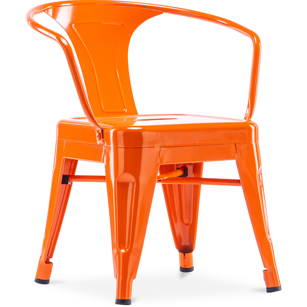  Buy Children's Chair with Armrests - Children's Chair Industrial Design - Steel - Stylix Orange 59684 - in the UK
