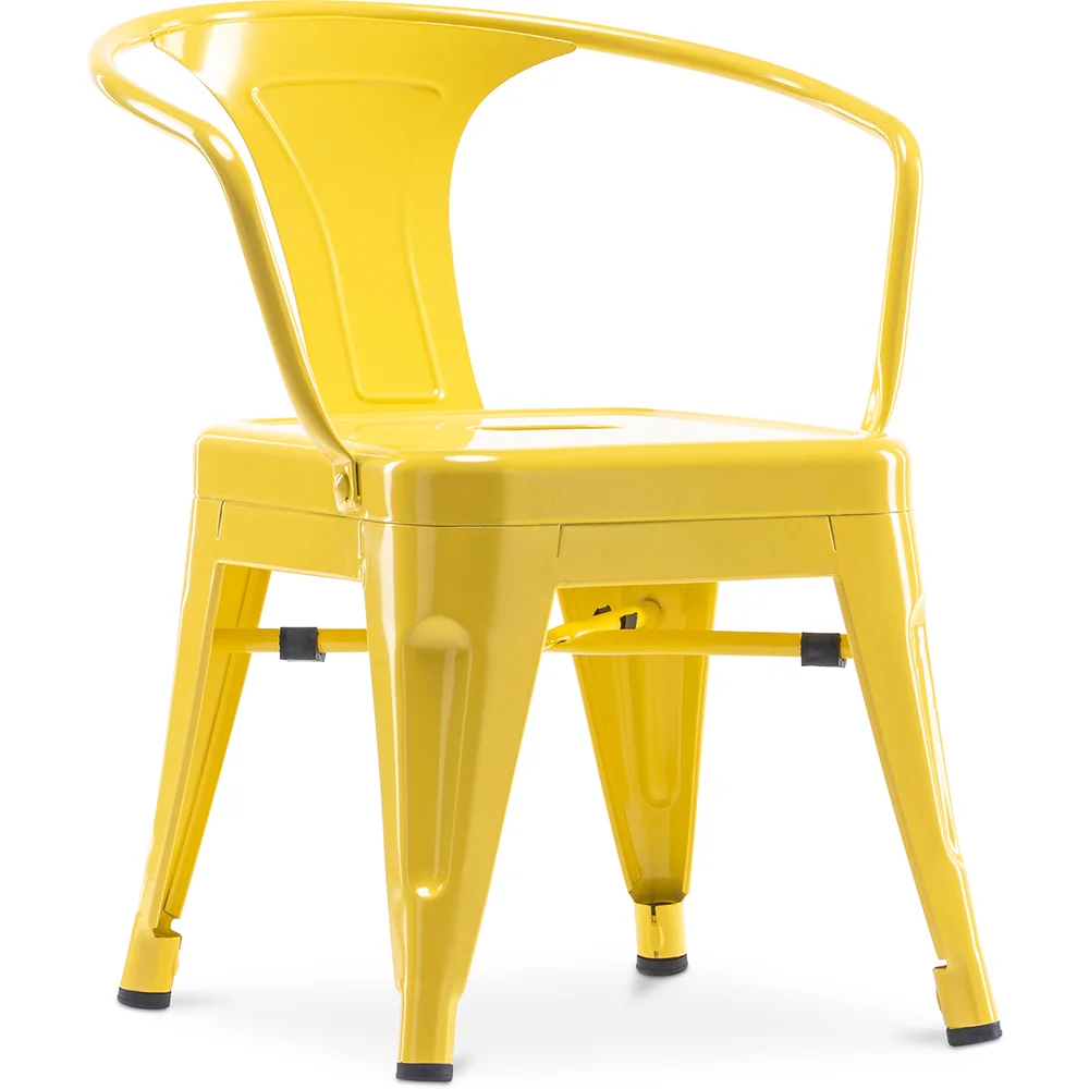 Children's Chair with Armrests - Children's Chair Industrial Design - Steel - Stylix image 8