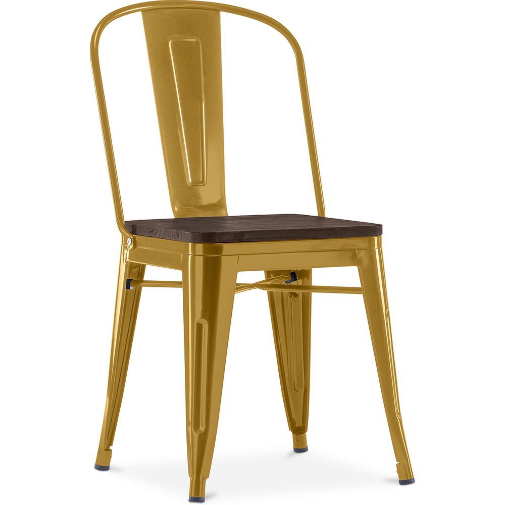 Dining Chair - Industrial Design - Wood and Steel - Stylix image 8