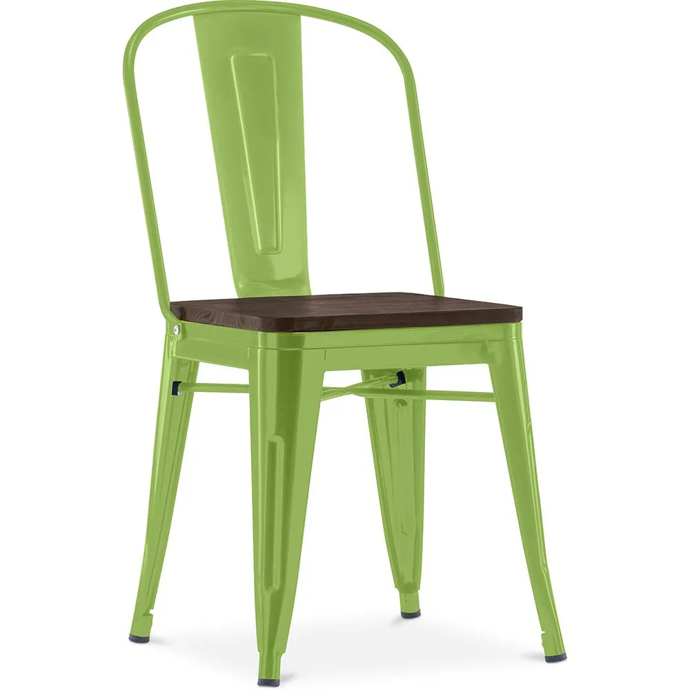 Dining Chair - Industrial Design - Wood and Steel - Stylix image 8