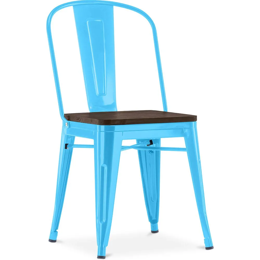 Dining Chair - Industrial Design - Wood and Steel - Stylix image 8