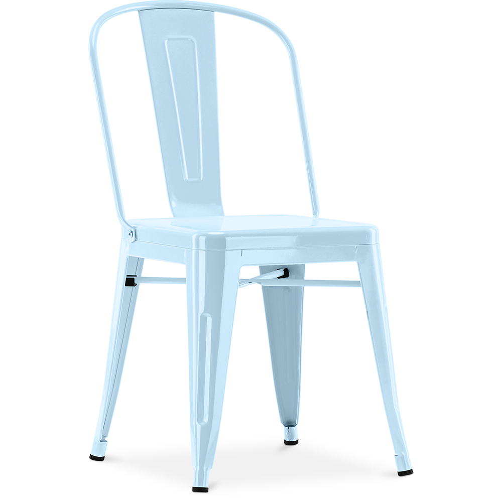  Buy Dining Chair in Steel - Industrial Design - New Edition - Stylix Light blue 59687 - in the UK
