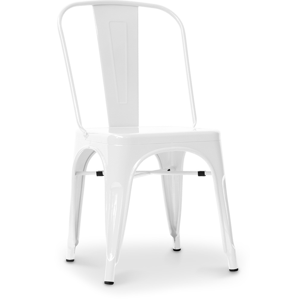  Buy Dining Chair in Steel - Industrial Design - New Edition - Stylix White 59687 - in the UK