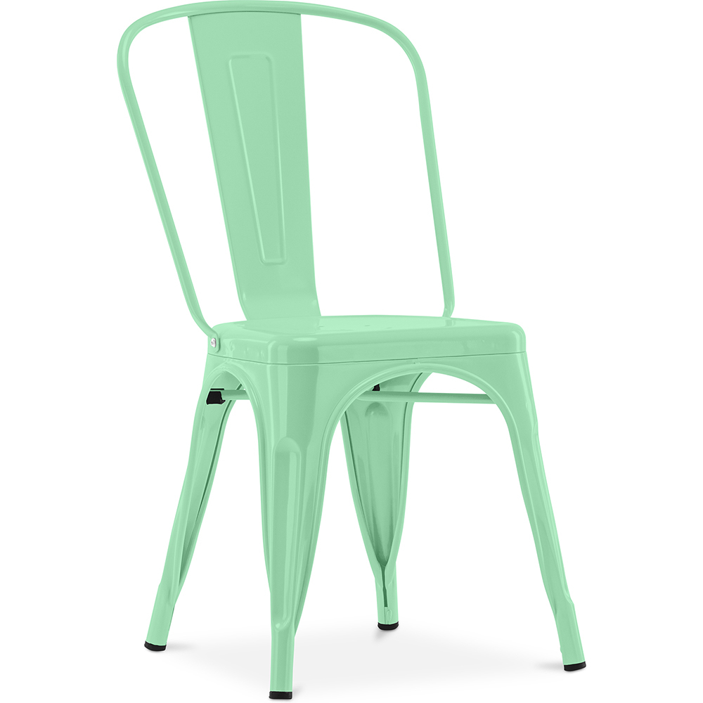  Buy Steel Dining Chair - Industrial Design - New Edition - Stylix Mint 59802 - in the UK