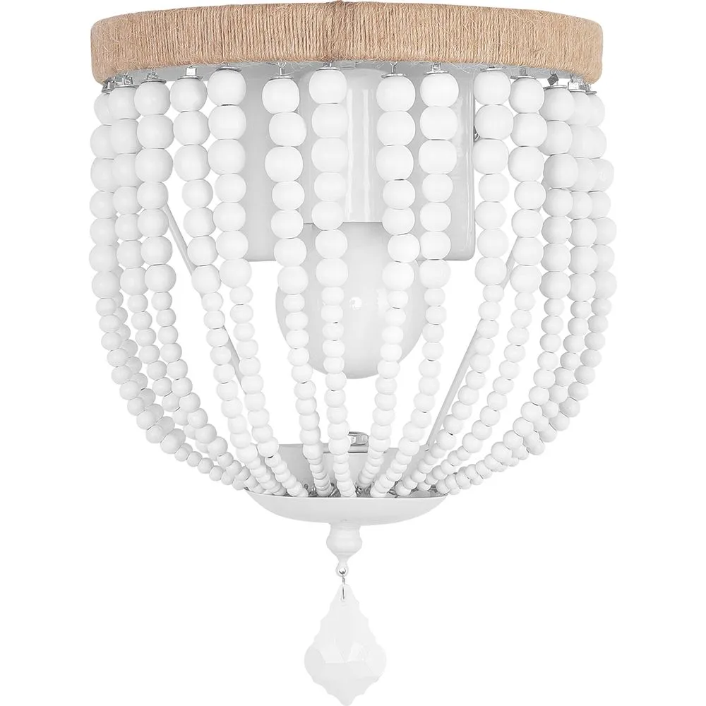 Wall Lamp - Boho Style - Wooden Balls - Kanda image 8