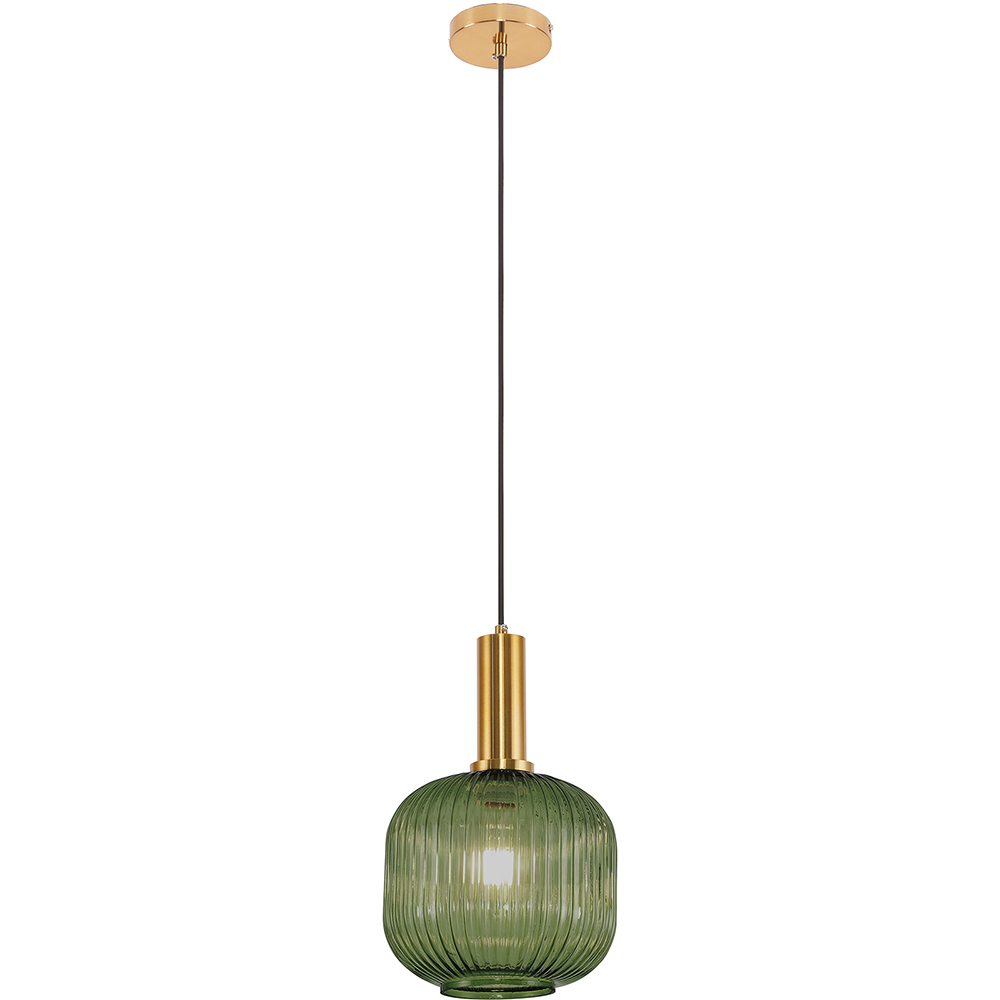  Buy Vintage Ceiling Lamp - Crystal Pendant Lamp - Amelia Green 59835 - in the UK