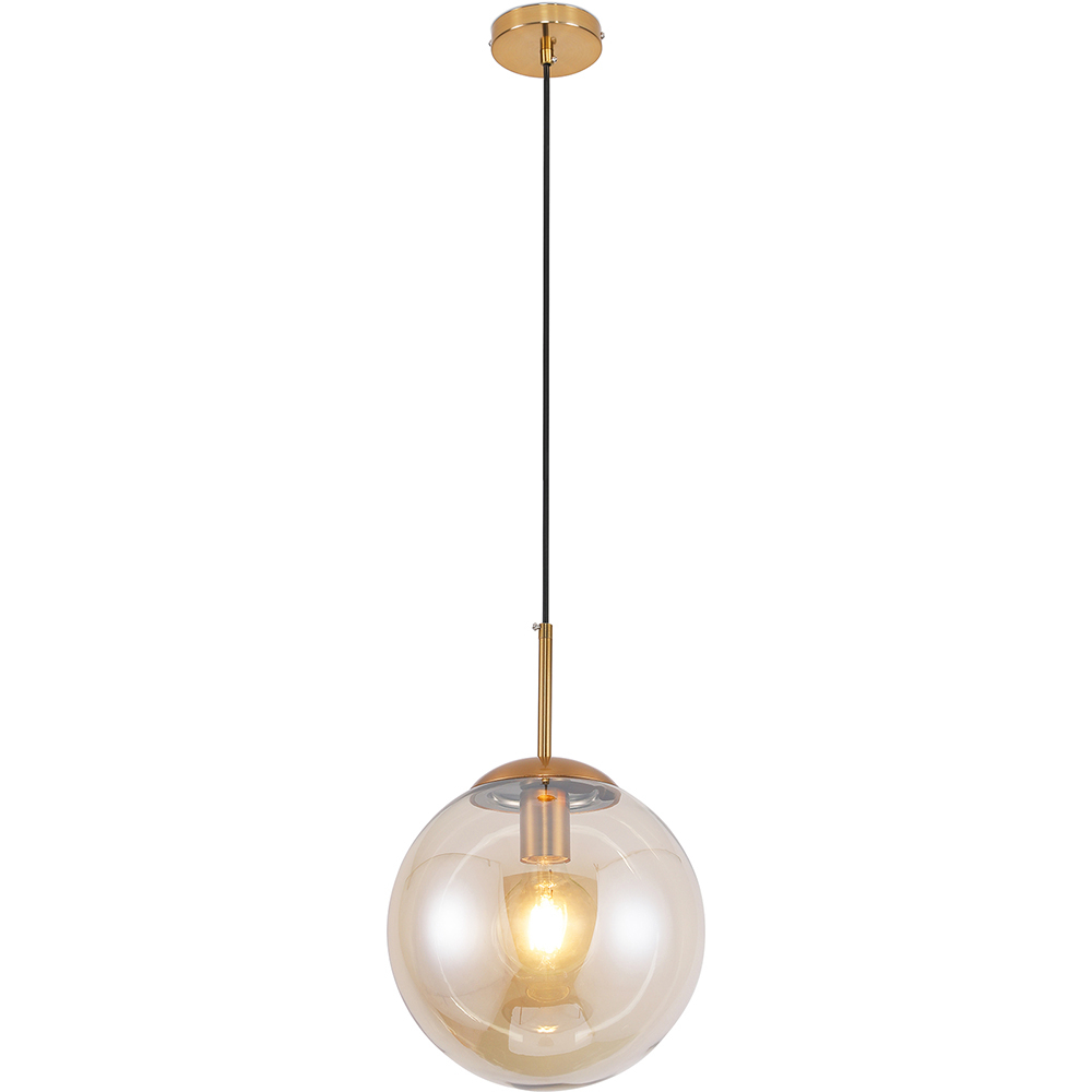  Buy Globe Design Ceiling Lamp - Crystal Pendant Lamp - Alvis Beige 59837 - in the UK