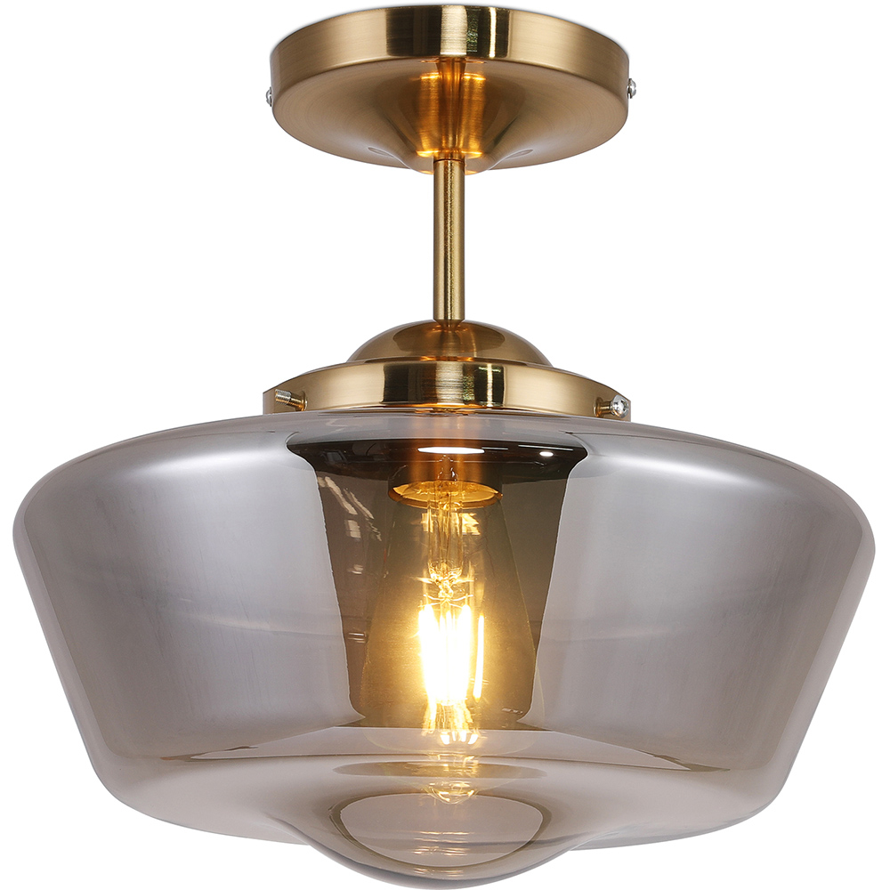  Buy Ceiling Lamp - Vintage Style Pendant Lamp - Suki Grey transparent 59845 - in the UK