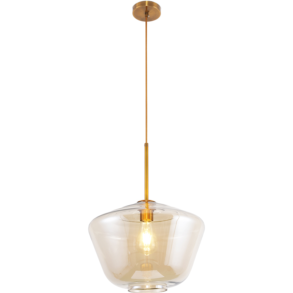  Buy Crystal Ceiling Lamp - Vintage Design Pendant Lamp - Erik Beige 59858 - in the UK