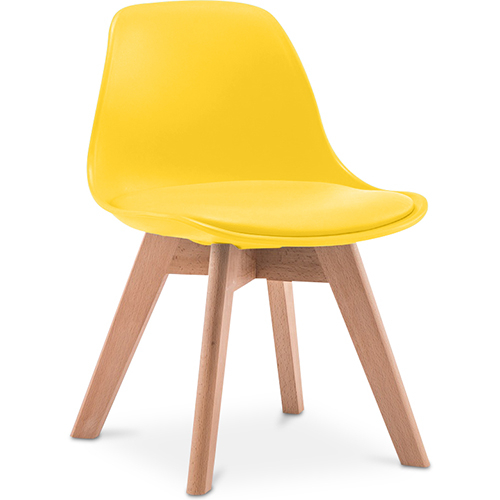  Buy Children's Chair - Children's Chair Scandinavian Design - Alvin Yellow 59872 - in the UK