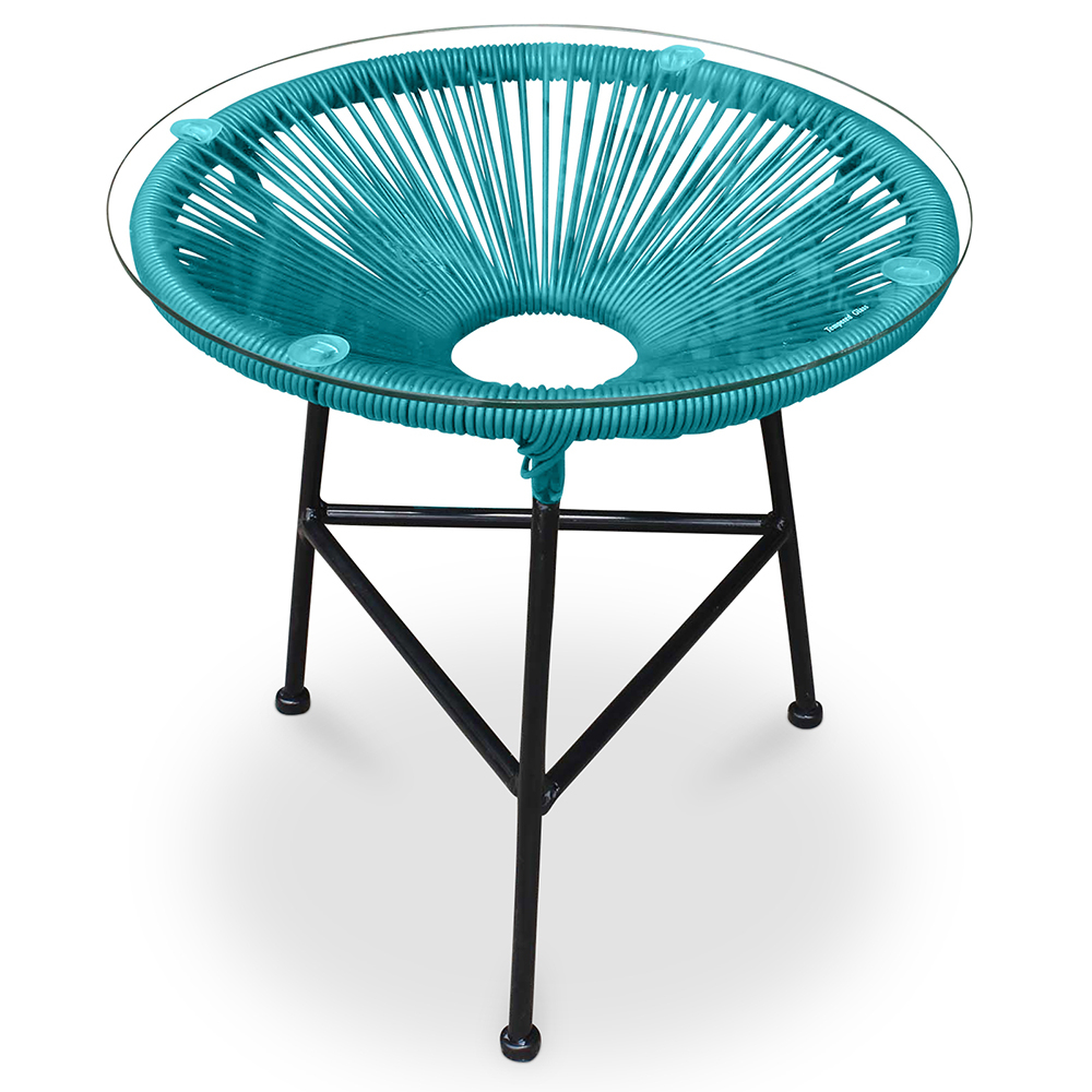  Buy Garden Table - Side Table - Acapulco Turquoise 58571 - in the UK