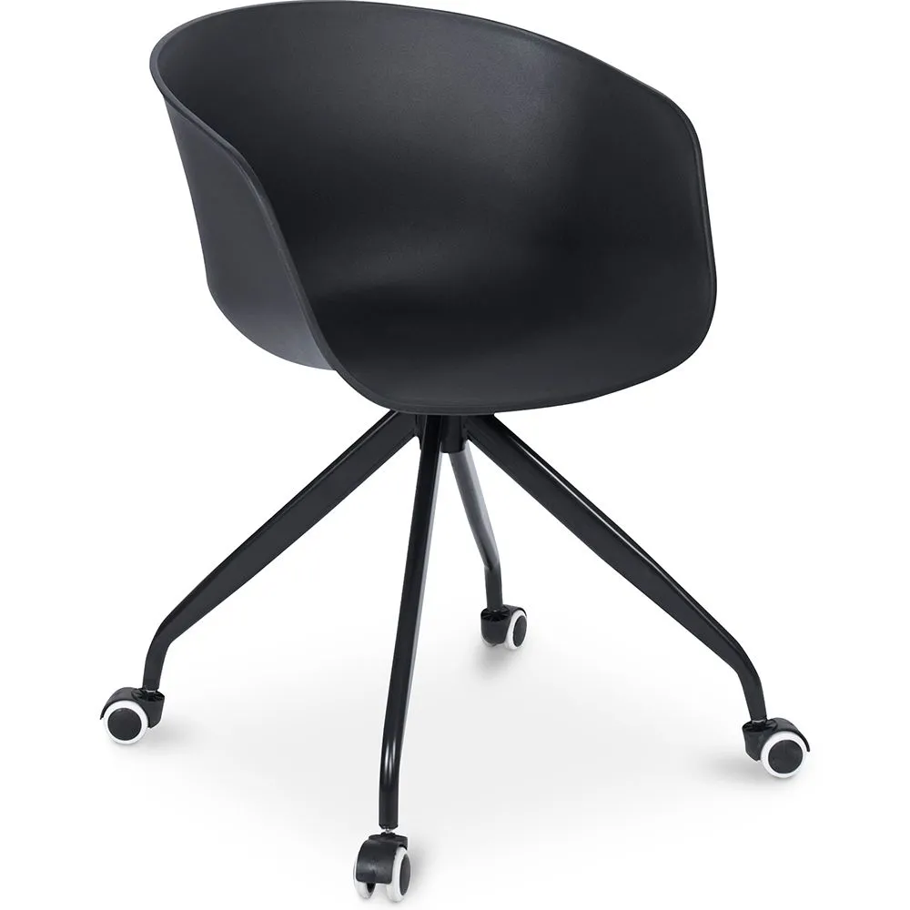 Office Chair with Armrests - Desk Chair with Castors - Guy - Joan image 8