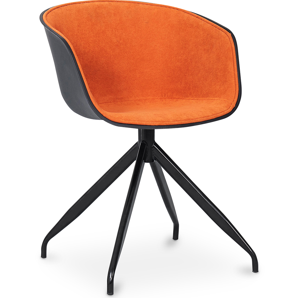  Buy Office Chair with Armrests - Black Designer Desk Chair - Jodie Orange 59890 - in the UK