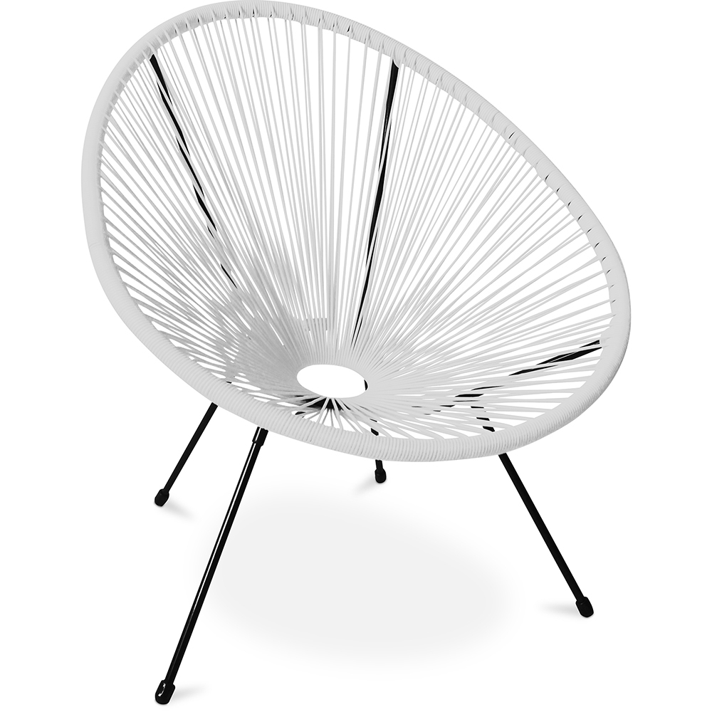  Buy Acapulco Chair - Black Legs - New edition White 59899 - in the UK
