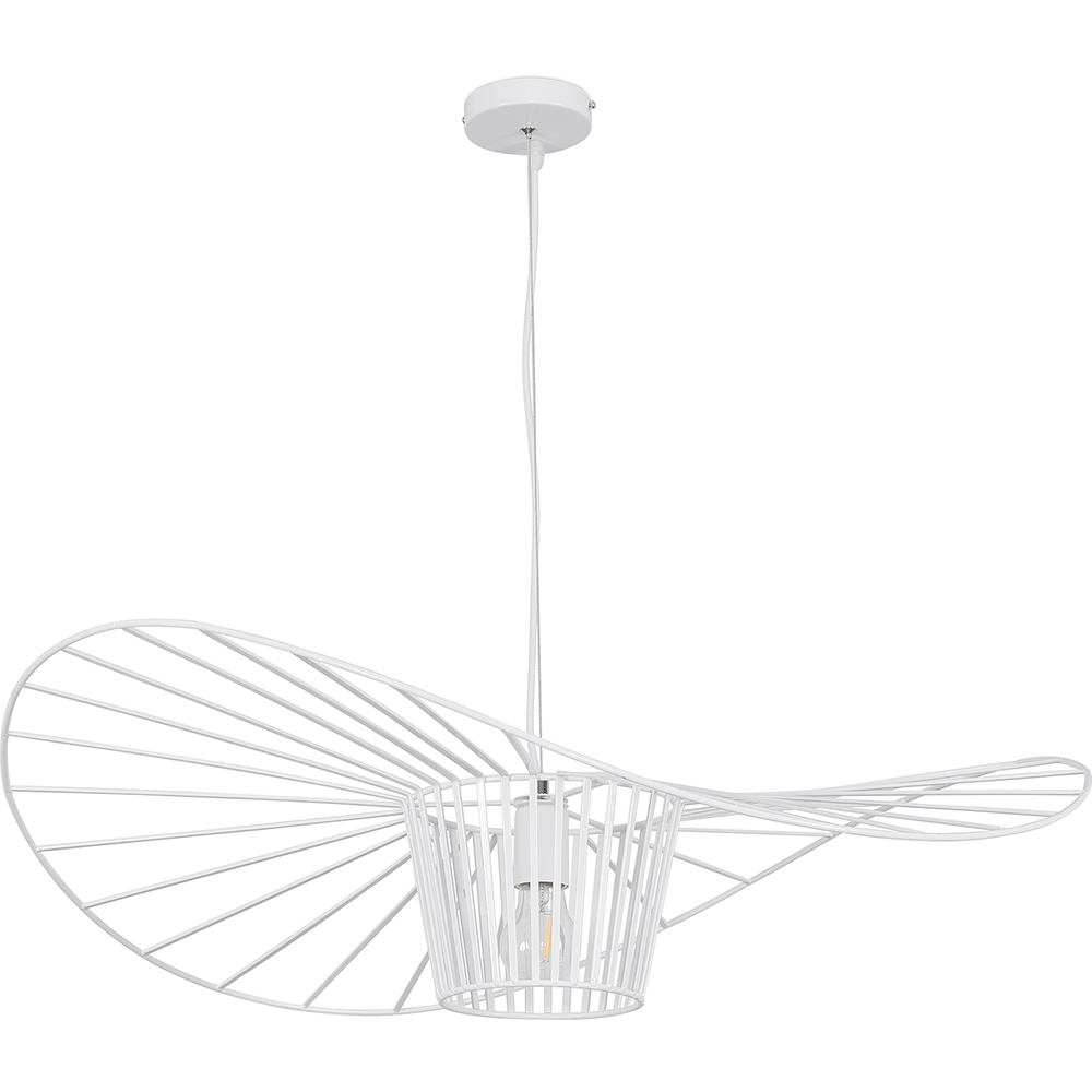  Buy Ceiling Lamp - Pendant Lamp Pamela Design - 100cm - Vertical White 59905 - in the UK