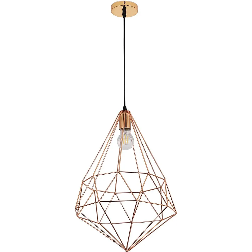  Retro Ceiling Lamp - Geometric Pendant Lamp - Yak image 8