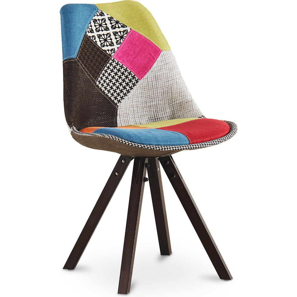  Buy Dining Chair - Upholstered in Patchwork - Simona Multicolour 59956 - in the UK