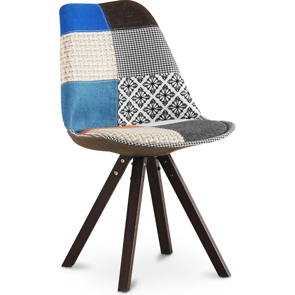 Dining Chair - Upholstered in Patchwork - Pixi  image 8