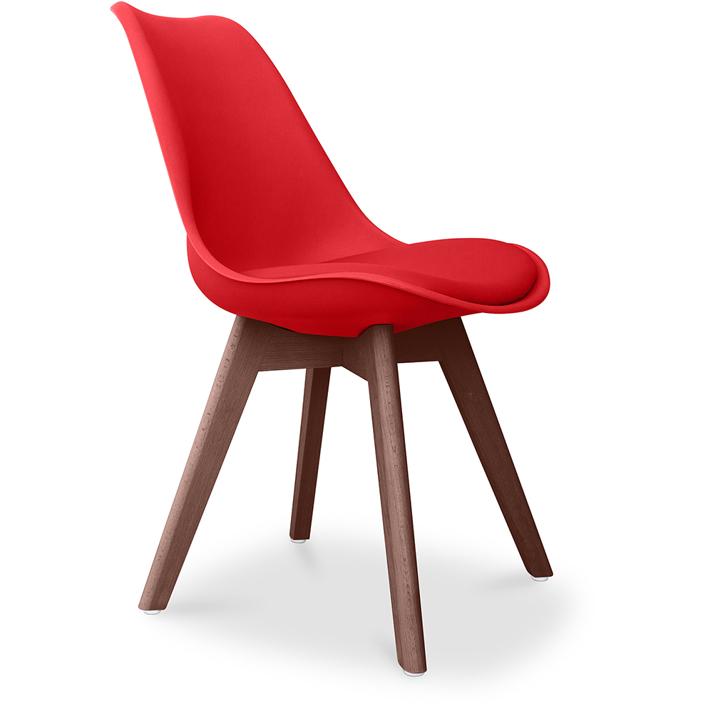  Buy Dining Chair - Scandinavian Style - Denisse Red 59953 - in the UK