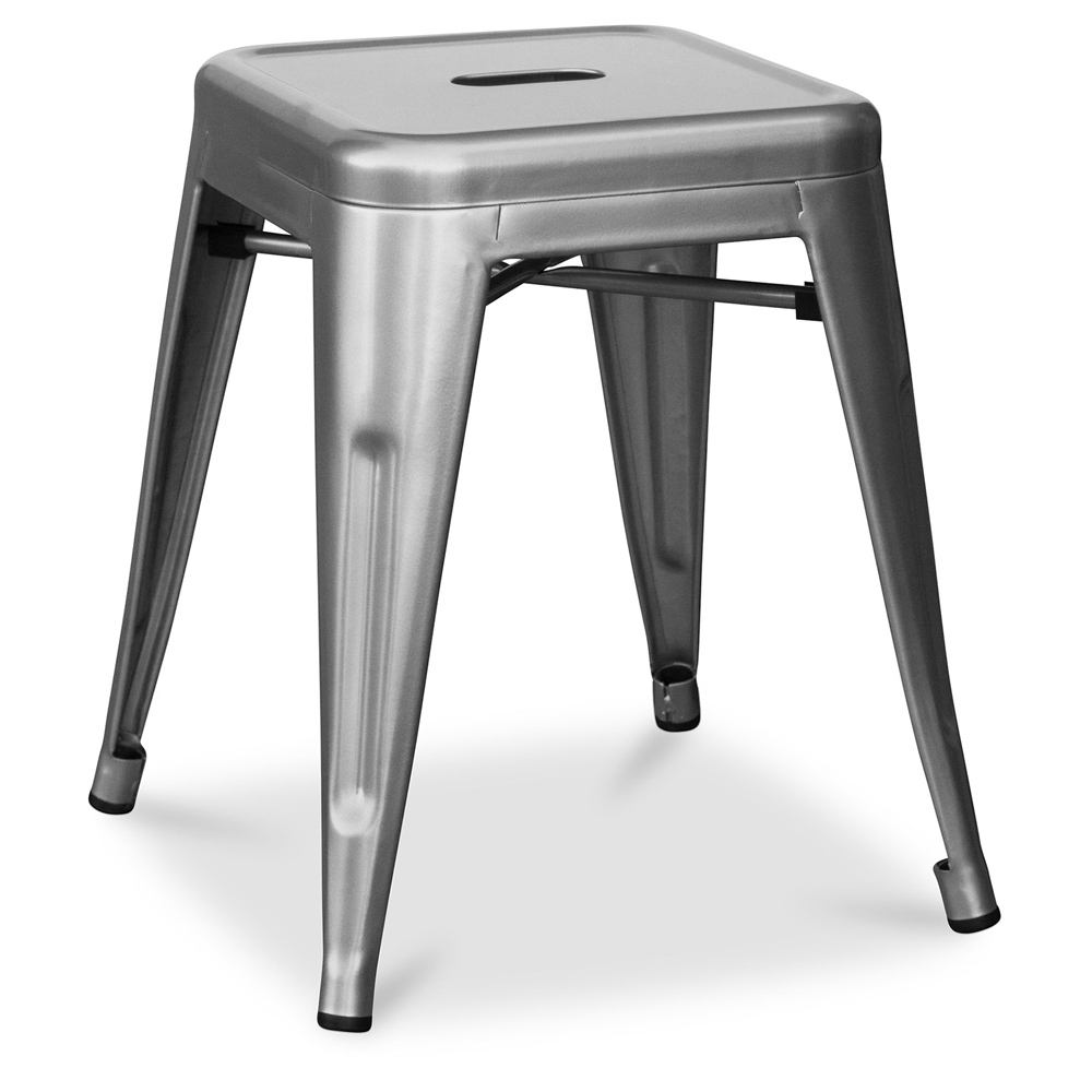  Buy Industrial Design Bar Stool - Steel - 45 cm - Stylix Silver 99927809 - in the UK