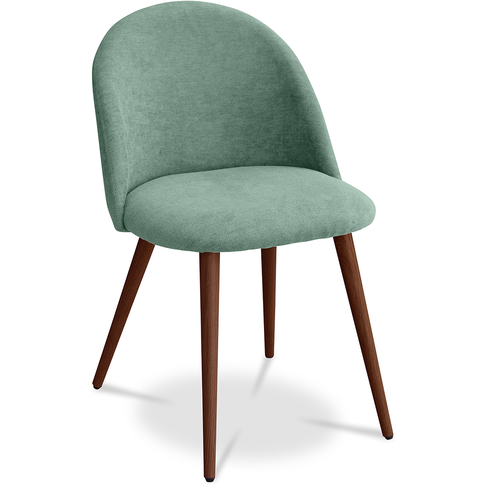  Buy Dining Chair Evelyne Scandinavian Design Premium - Dark legs Pastel blue 58982 - in the UK