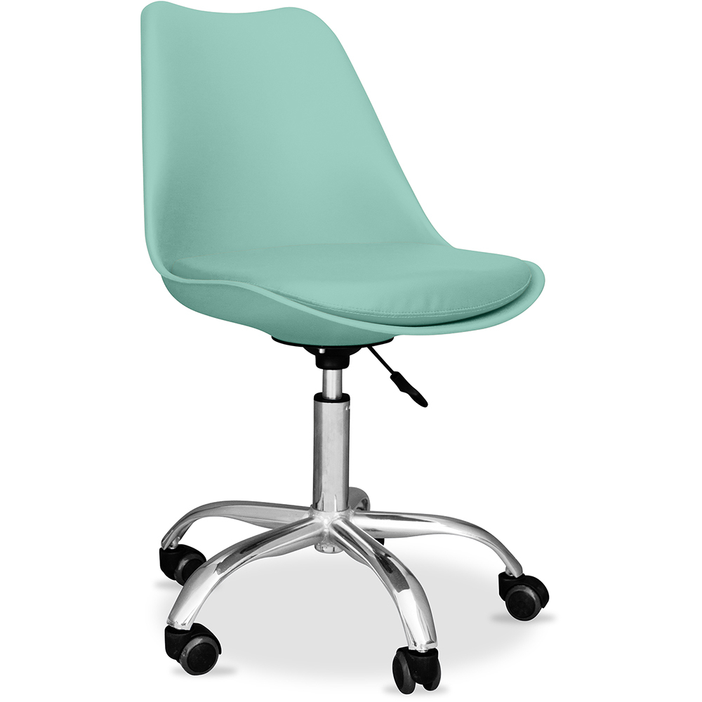  Buy Tulip swivel office chair with wheels Pastel green 58487 - in the UK