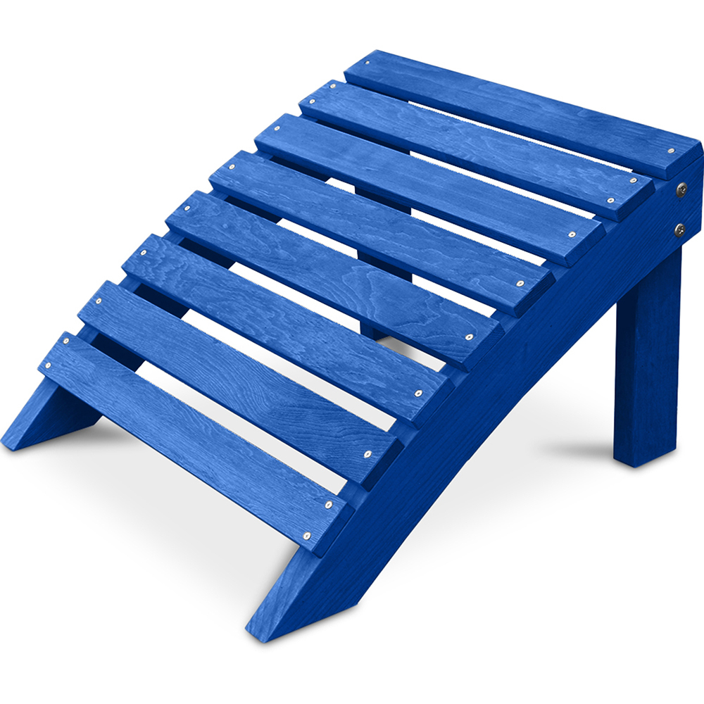  Buy Wooden Footstool for Garden Chair - Alana Blue 60006 - in the UK