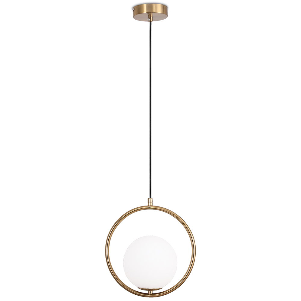  Buy Ceiling Globe Lamp - Golden Pendant Lamp - Glum Gold 60027 - in the UK