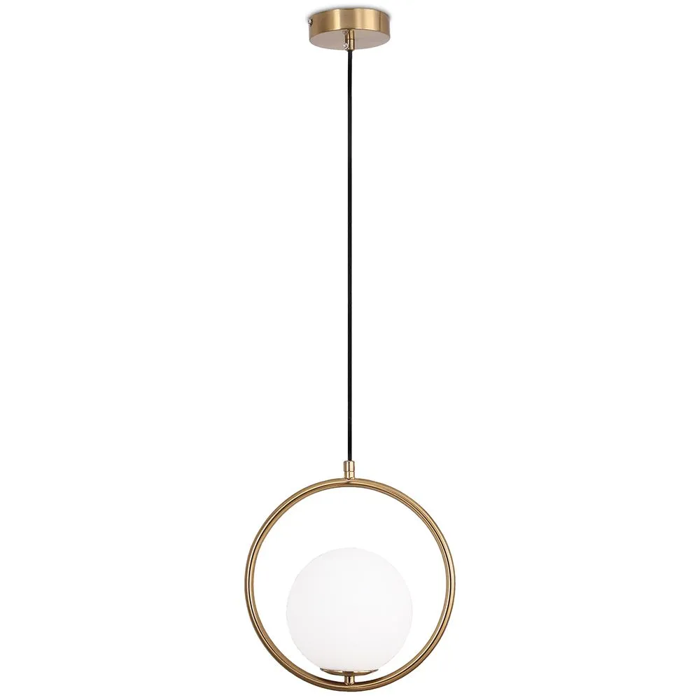 Ceiling Globe Lamp - Golden Pendant Lamp - Glum image 8